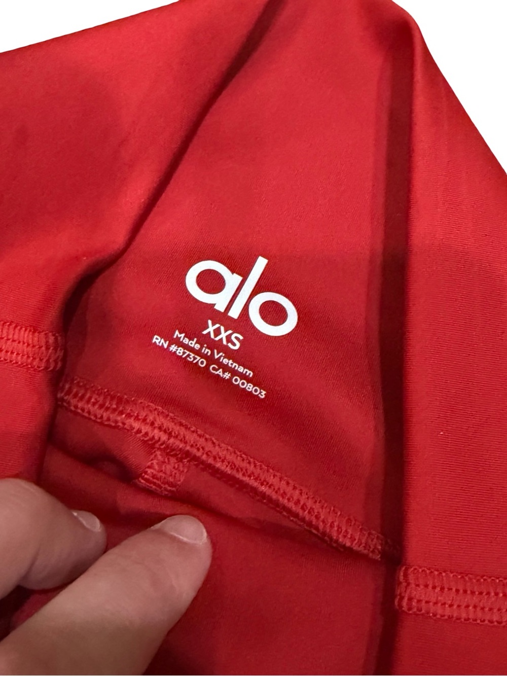 ❤️ NWT Alo Yoga 7/8 High-Waist Airlift Legging Classic Red Size XXS - Picture 12 of 16
